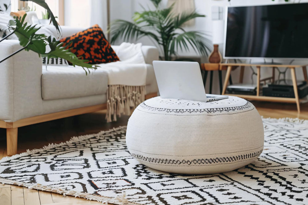 How Ottomans Help Declutter Your Space